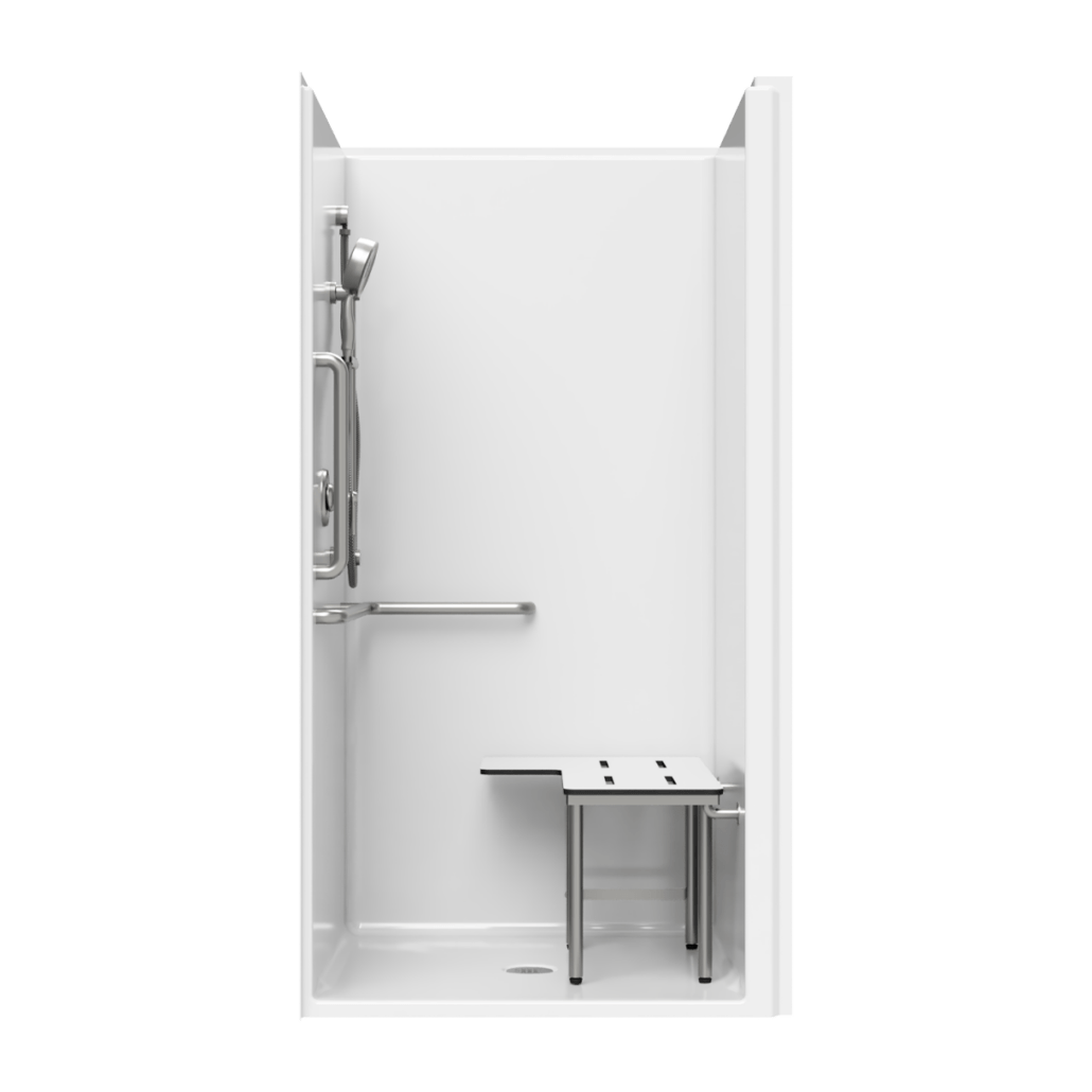S3838RFA - 3′ ADA Transfer Shower with Return Flange