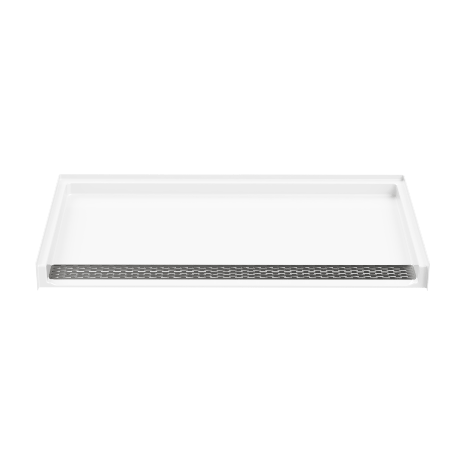 SPT6333A - 5′ Roll-In Shower Pan with Trench Drain