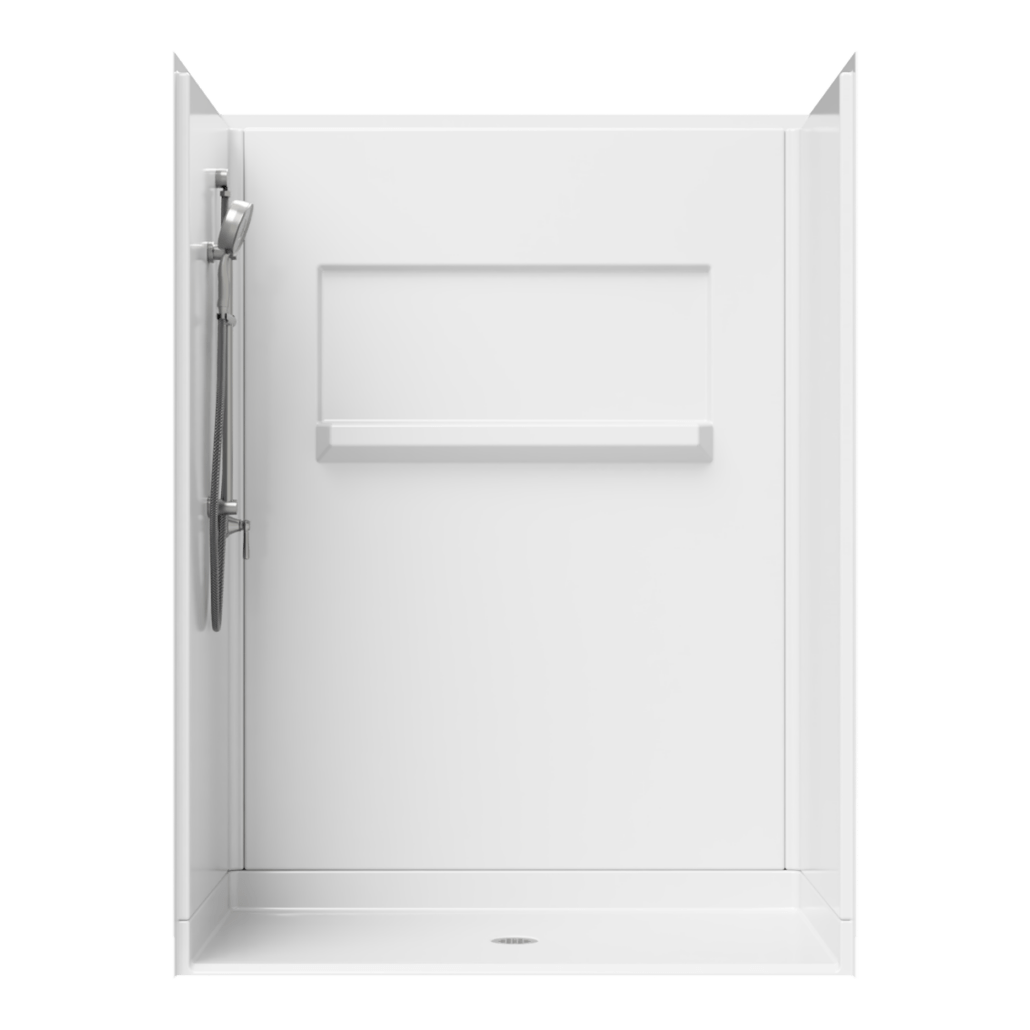 SS6032MA - 4-Piece Roll-in Shower