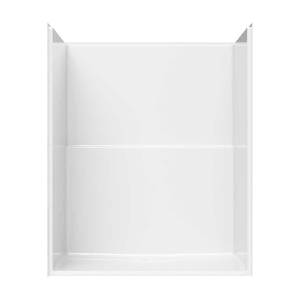 SS6338A0 - 5′ ADA Roll-In Shower with Shelf